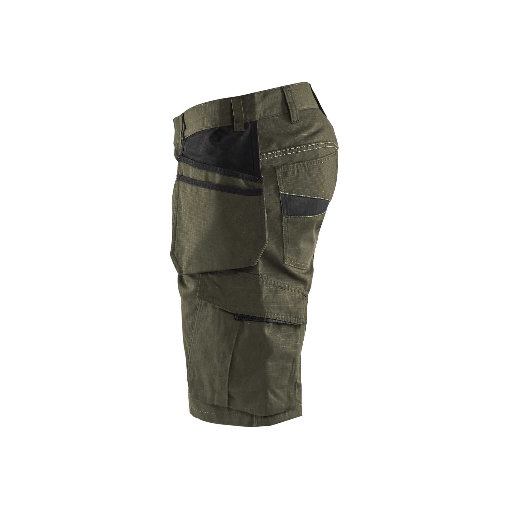 BLAKLADER 14941330 Service Shorts with Tool Pockets Work Shorts Men - ripstop fabric